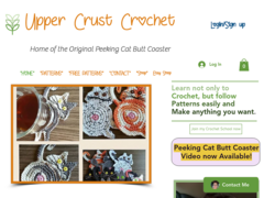 Easy Straw Cover – Upper Crust Crochet