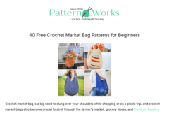 40 Free Crochet Market Bag Patterns for Beginners